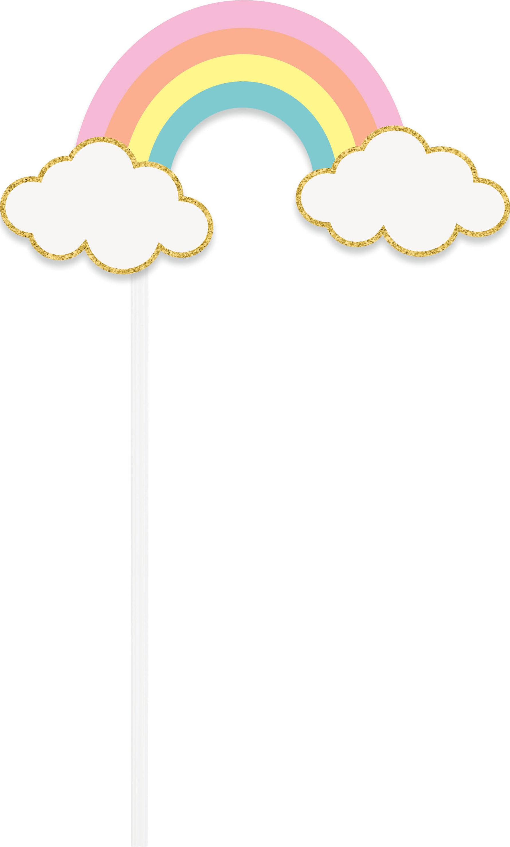 Foil Unicorn Photo Booth Props, 10ct - Image 10