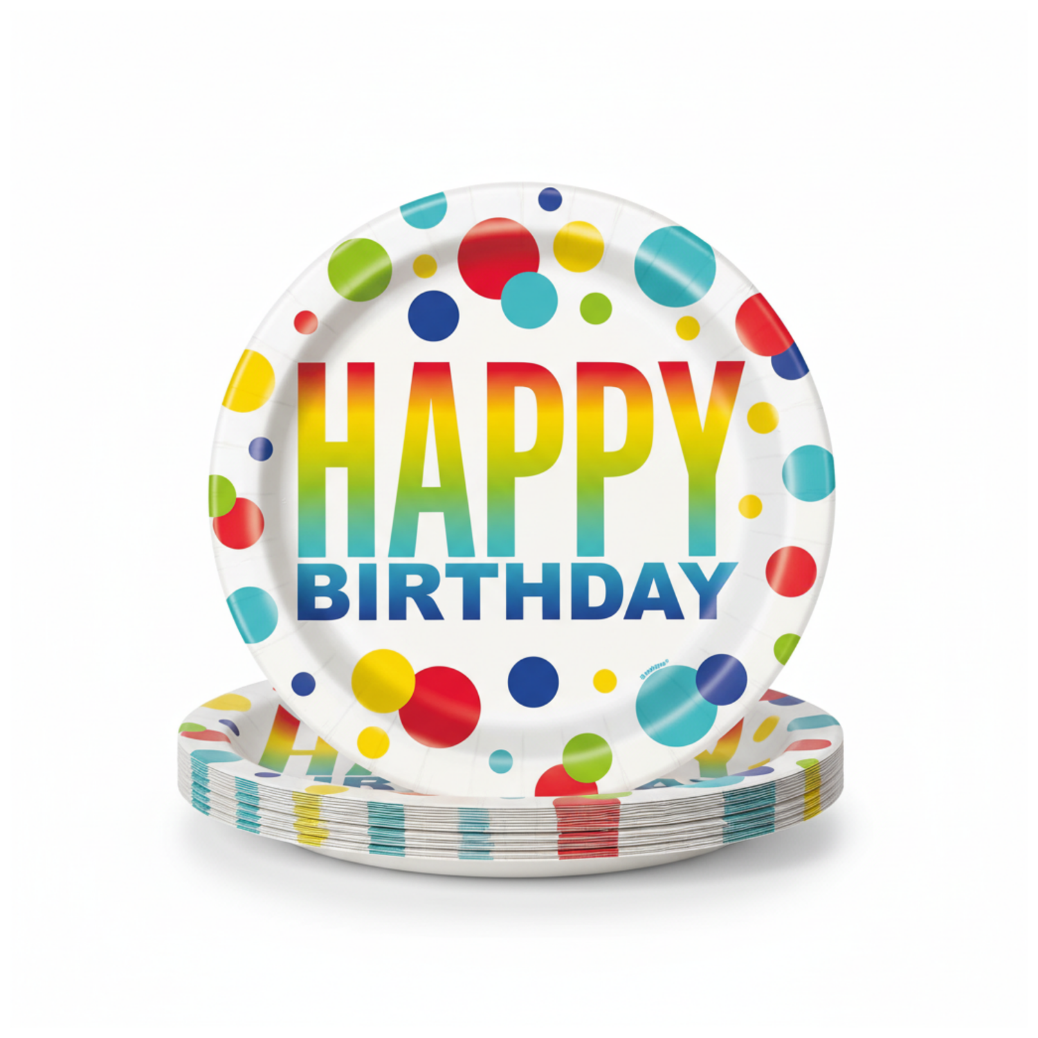 Rainbow Spots Birthday Party Kit for 16 People - Best