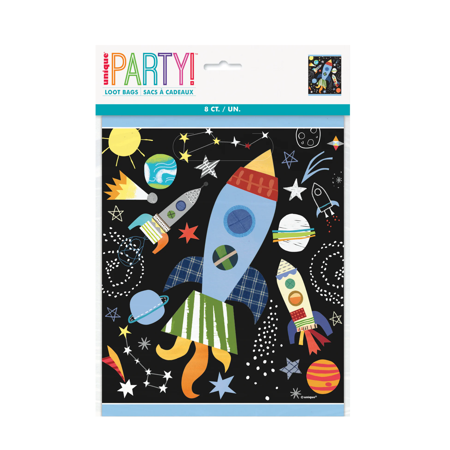 Outer Space Loot Bags, 8ct