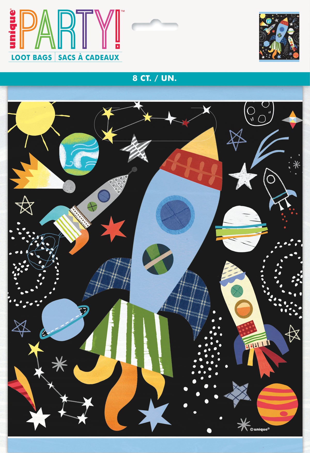 Outer Space Loot Bags, 8ct - Image 2