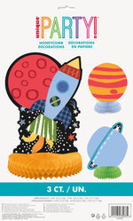 Outer Space Centerpiece Decorations, 3ct - Assorted