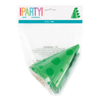 Blue & Green Dinosaur Party Hats, 8ct - Image 2
