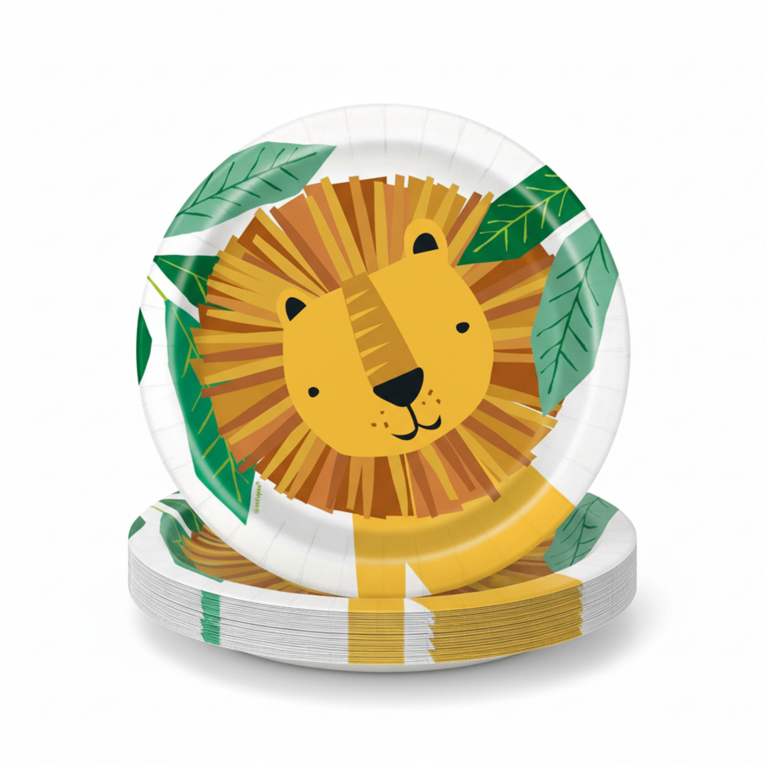 Animal Safari Round 7" Dessert Plates, 8ct