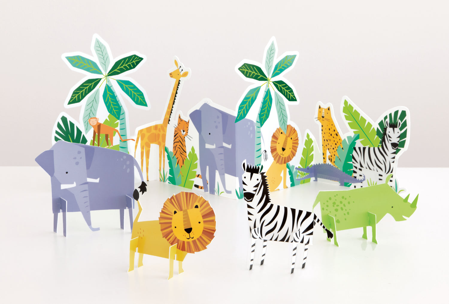 Animal Safari Table Decorating Kit, 5pc - Image 2