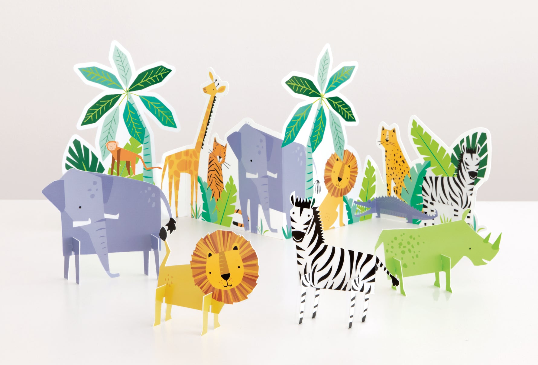 Animal Safari Table Decorating Kit, 5pc - Image 2