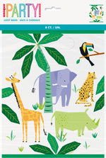 Animal Safari Loot Bags, 8ct - Image 2