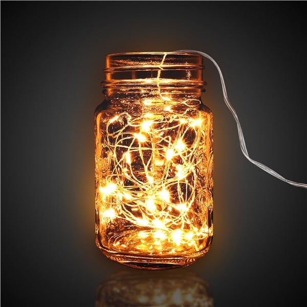 LED Yellow Waterproof 34' String Light