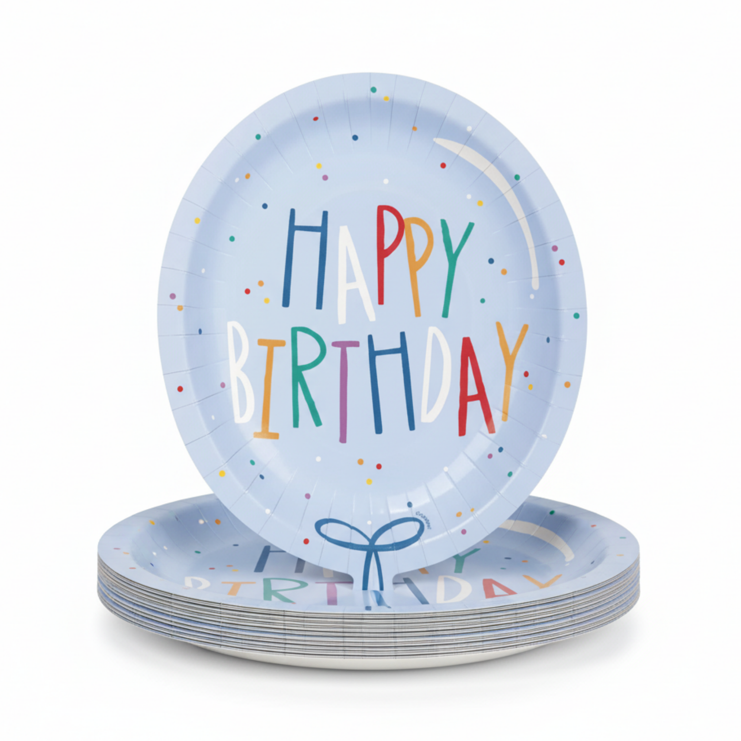 Birthday Mayhem Balloon Shaped 8.25" Plates, 8ct