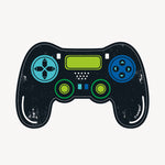 Gamer Birthday Jumbo Vinyl Stickers, 3ct - Image 2