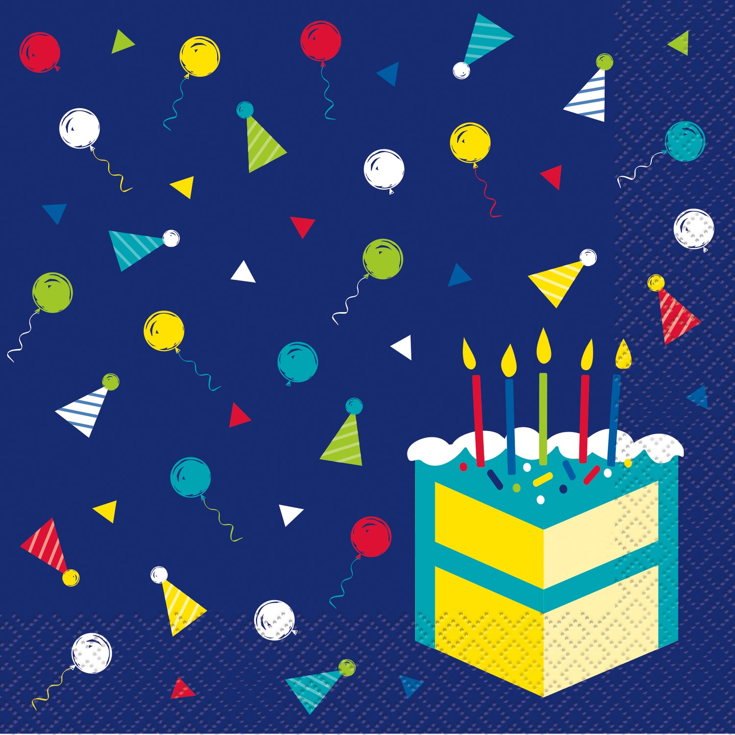 Peppy Birthday Luncheon Napkins, 16ct