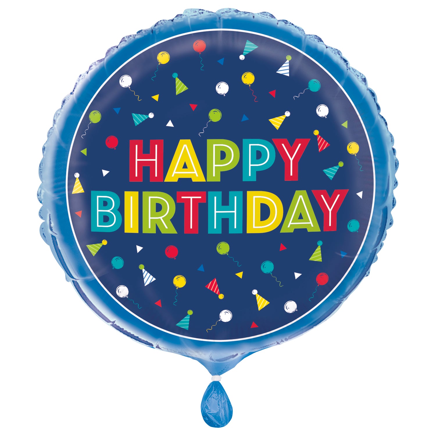 Peppy Birthday Round Foil Balloon 18", Bulk