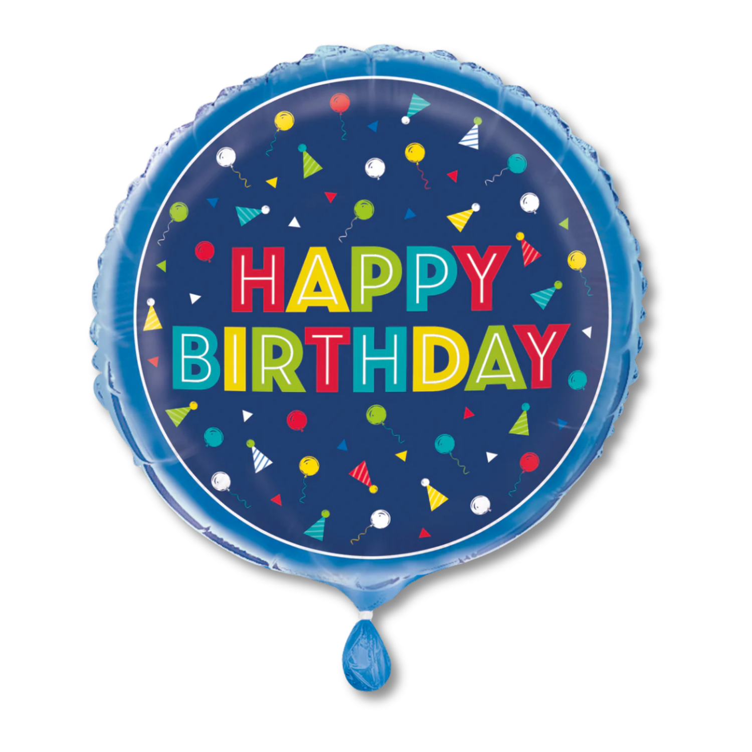 Peppy Birthday Round Foil Balloon 18", Bulk