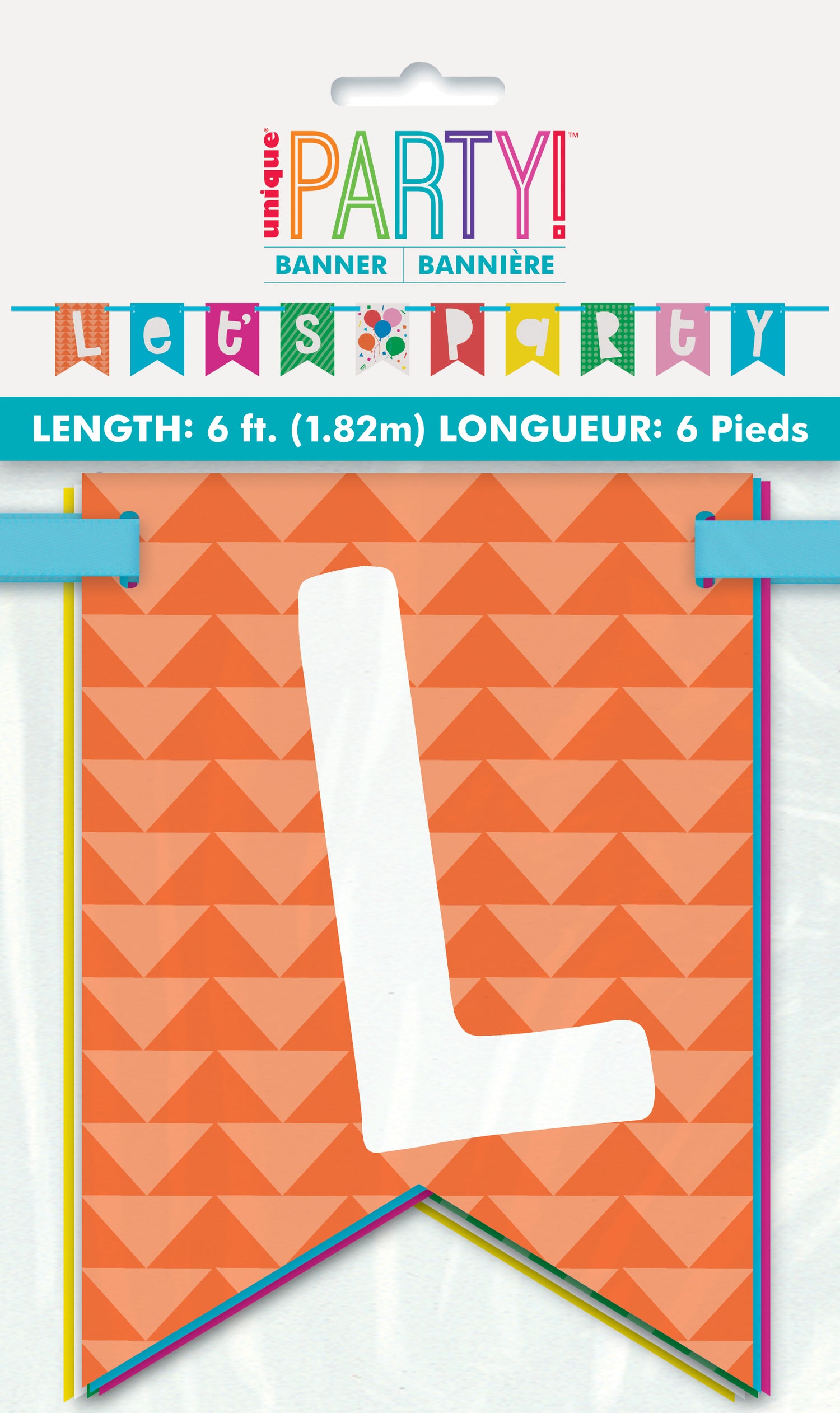 Colorful Balloons Pennant Banner, 6 ft - Image 2