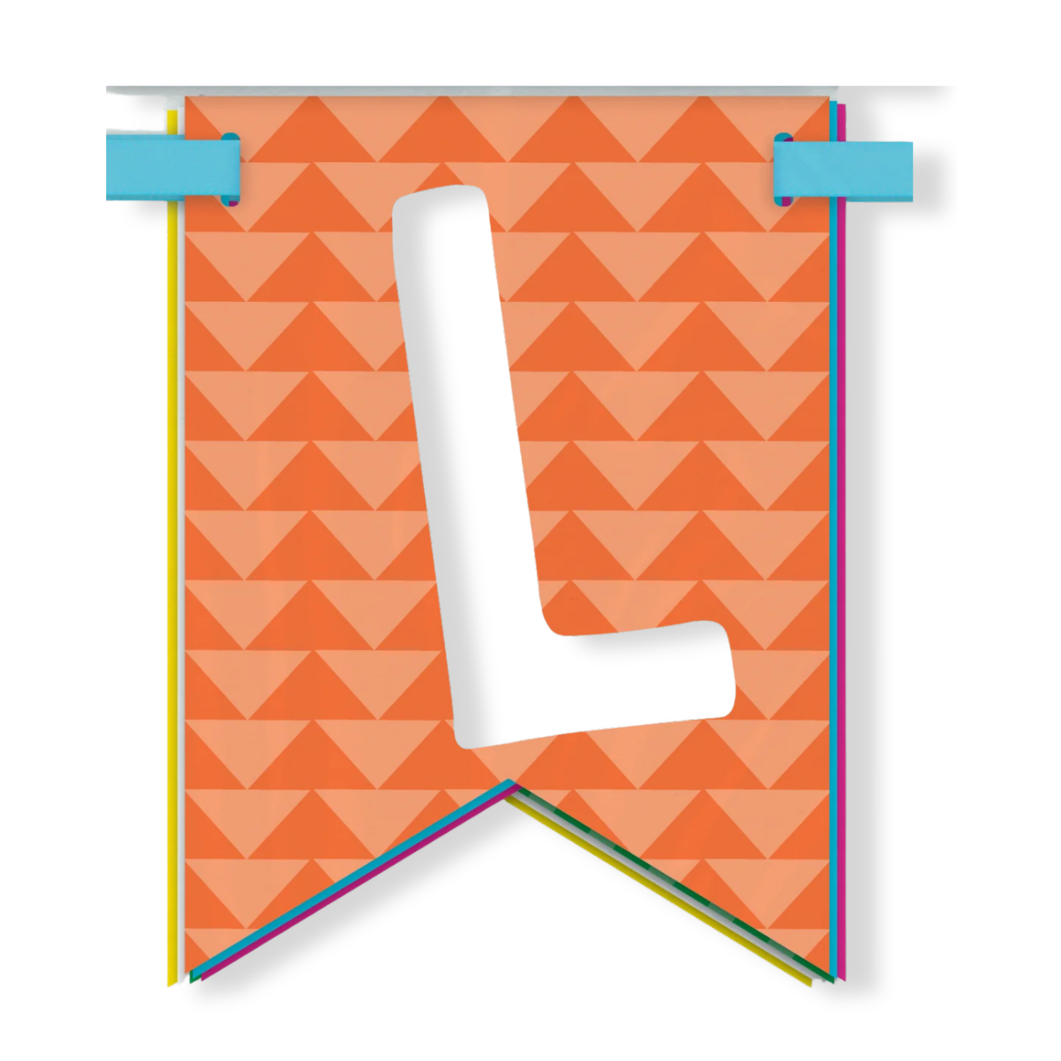 Colorful Balloons Pennant Banner, 6 ft