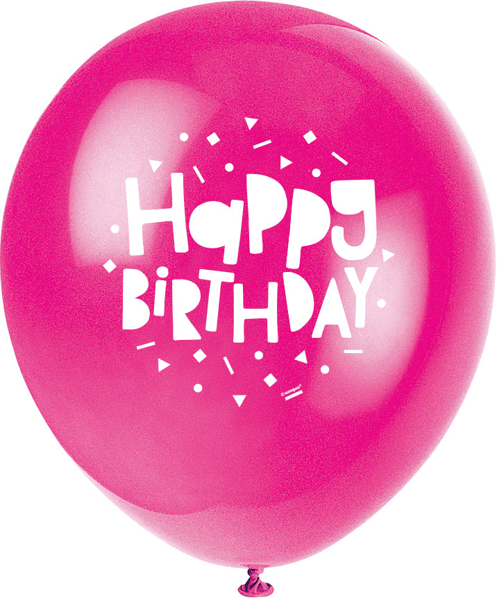 Colorful Balloons 12" Latex Balloons, 8ct - Image 6