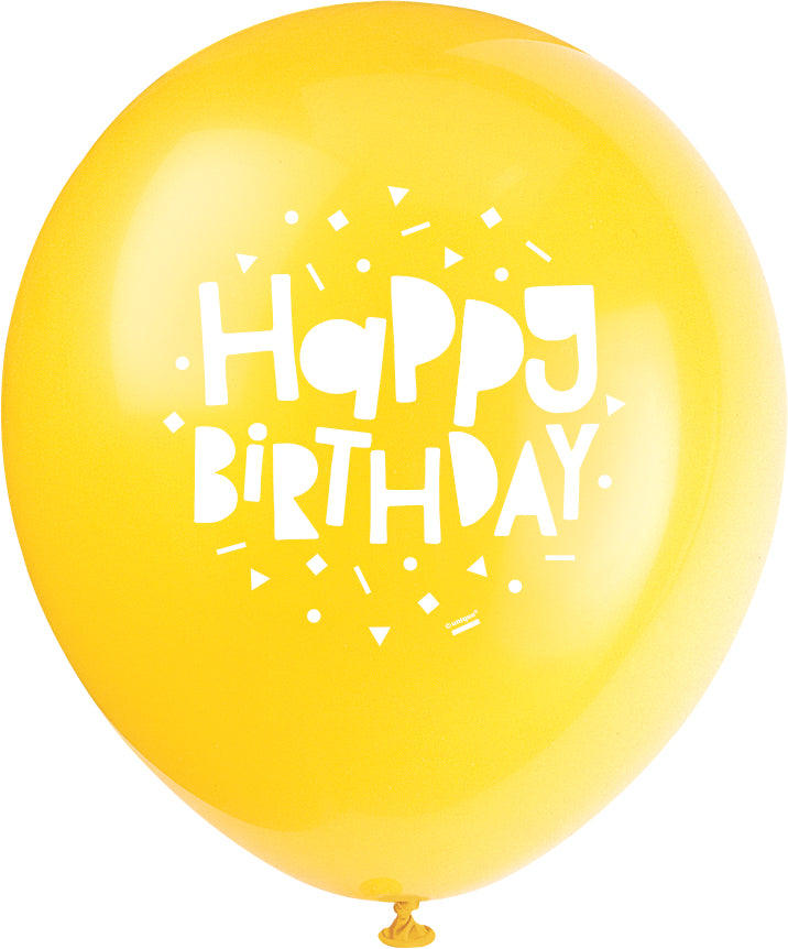 Colorful Balloons 12" Latex Balloons, 8ct - Image 4