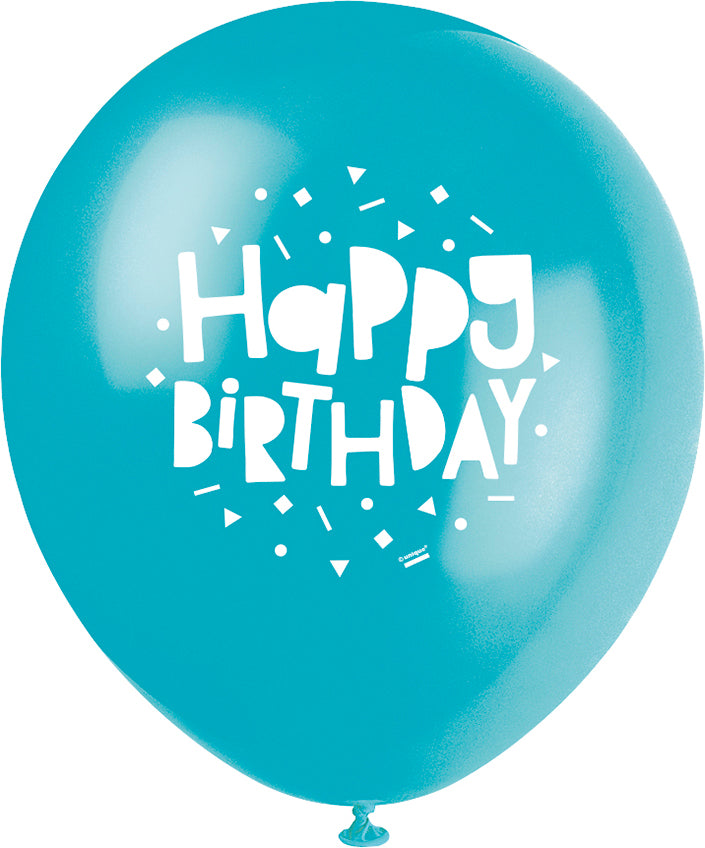 Colorful Balloons 12" Latex Balloons, 8ct - Image 3