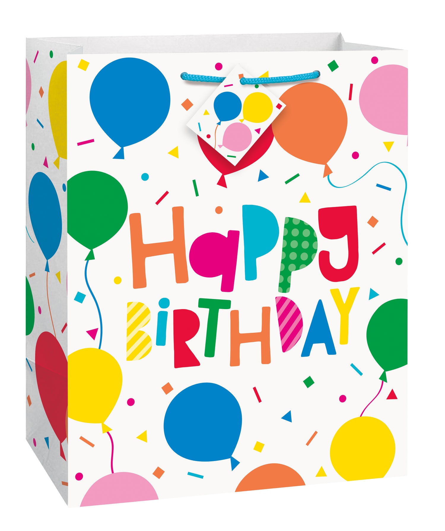 Colorful Balloons Large Gift Bag