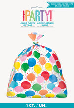 Colorful Balloons Jumbo Cellophane Gift Bag - Image 2