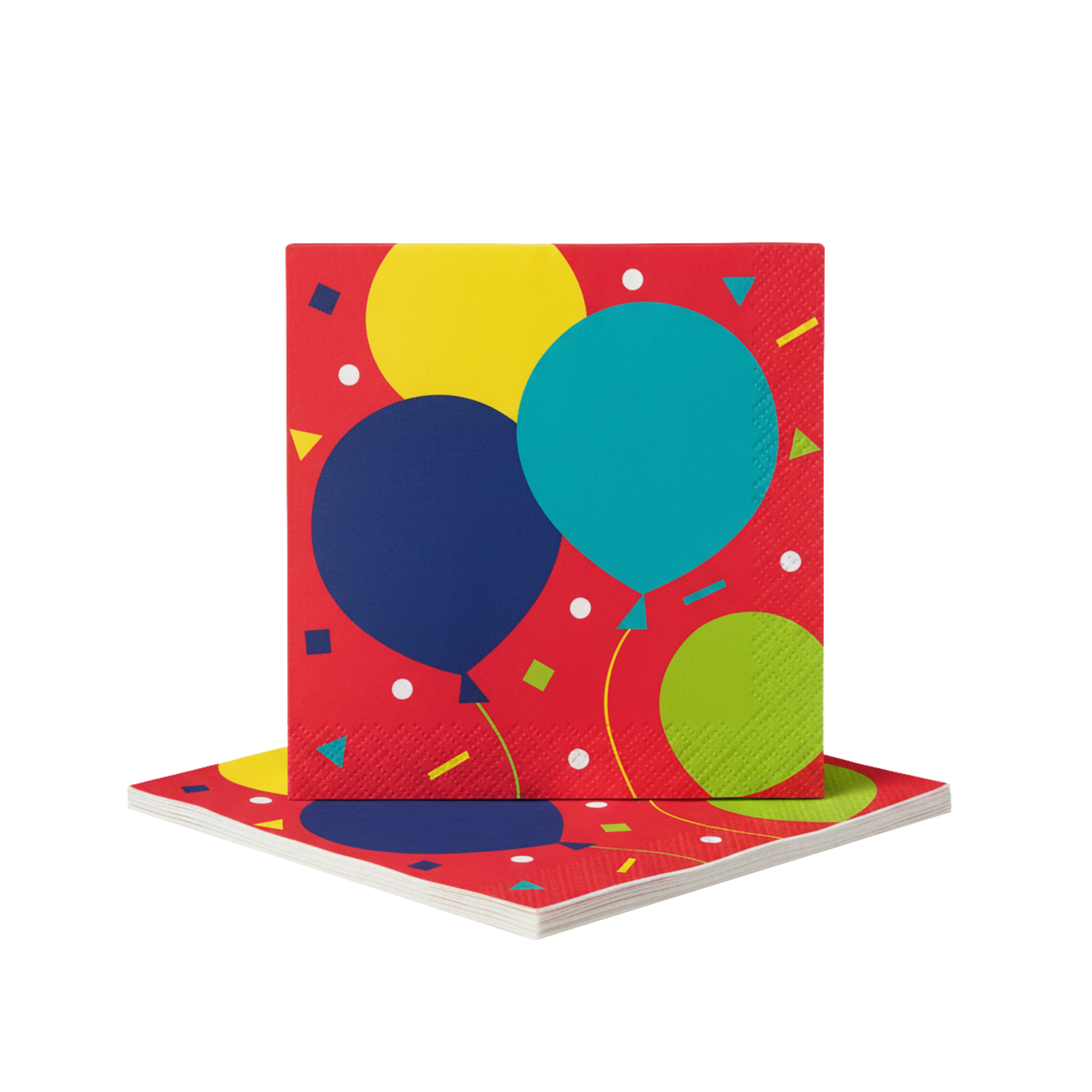 Balloon Party Birthday Beverage Napkins, 16ct