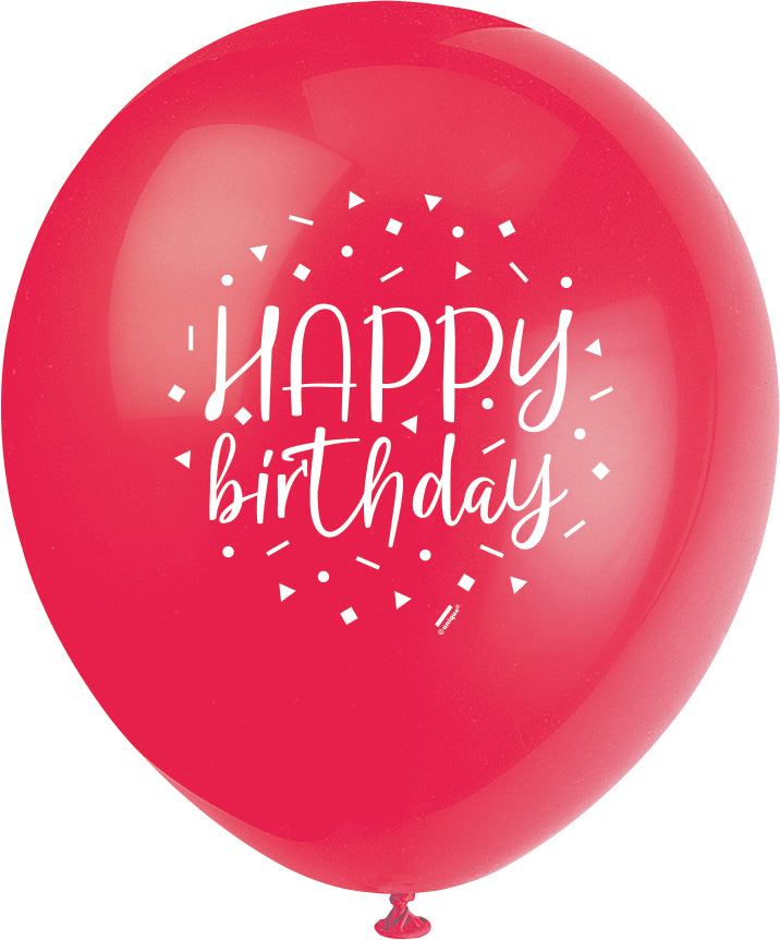 Balloon Party Birthday 12" Latex Balloons, 8ct - Image 6