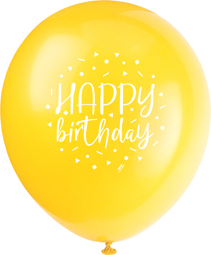 Balloon Party Birthday 12" Latex Balloons, 8ct - Image 4