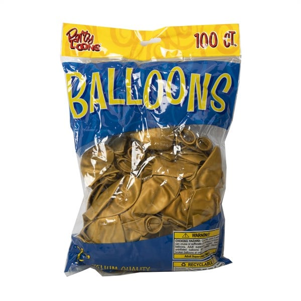 Gold Latex 12" Balloons