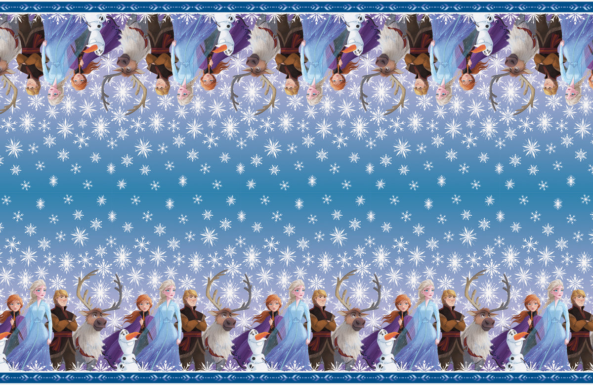 Disney Frozen 2 Rectangular Plastic Table Cover, 54" x 84" - Image 2