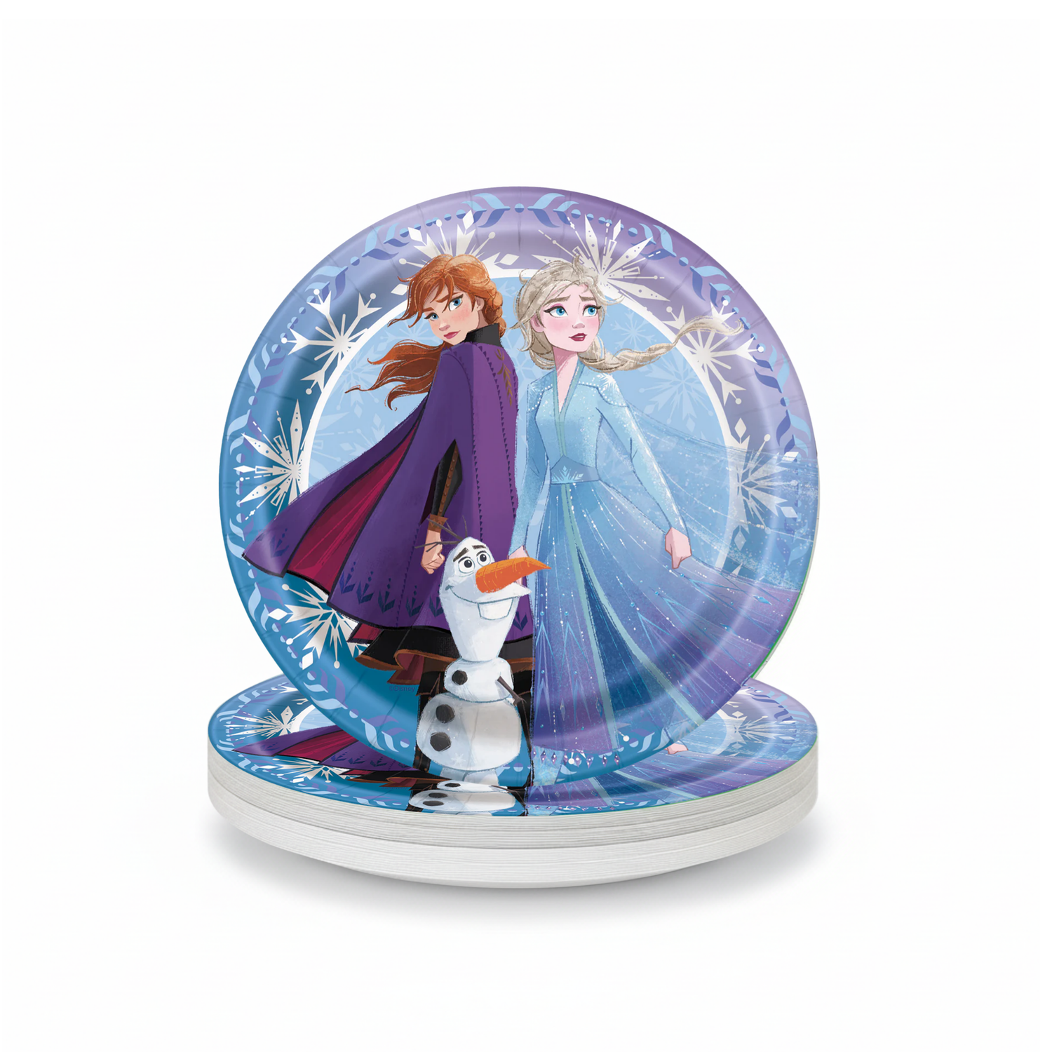 Disney Frozen 2 Round 7" Dessert Plates, 8ct