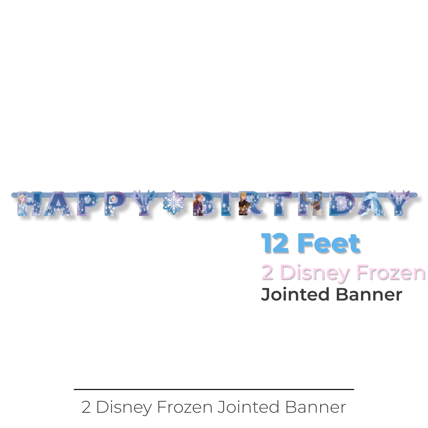 Disney Frozen 2 Large Jointed Banner