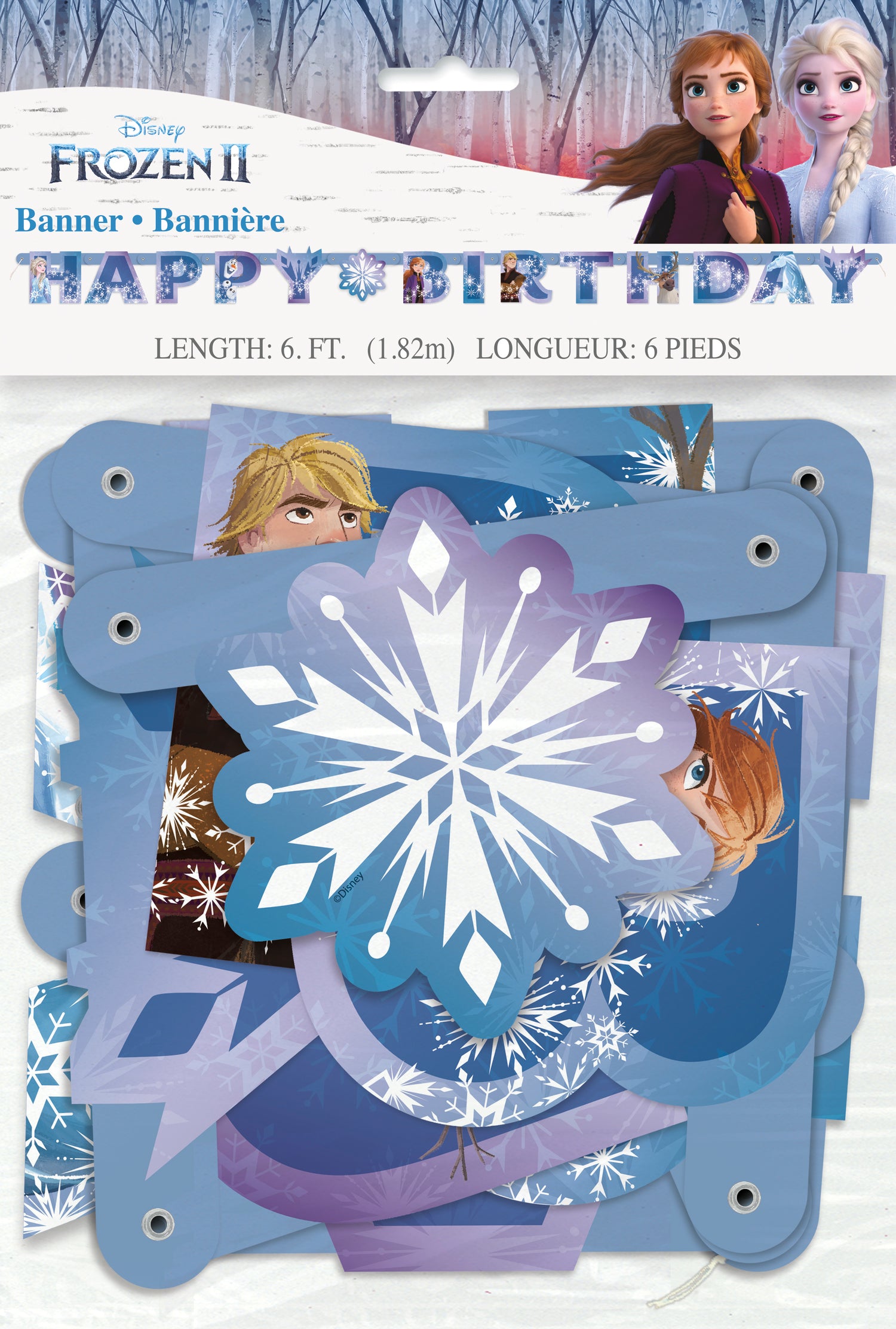 Disney Frozen 2 Large Jointed Banner - Image 2