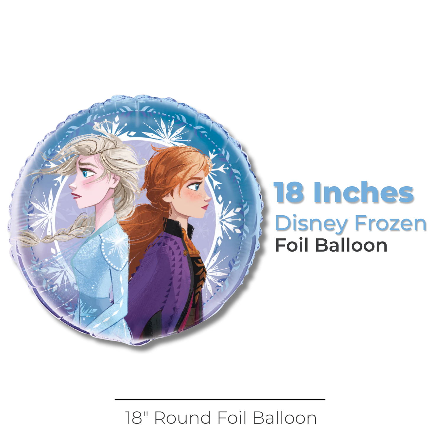 Disney Frozen 2 Round Foil Balloon 18", Packaged