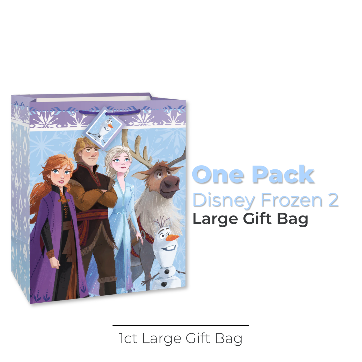 Disney Frozen 2 Large Gift Bag