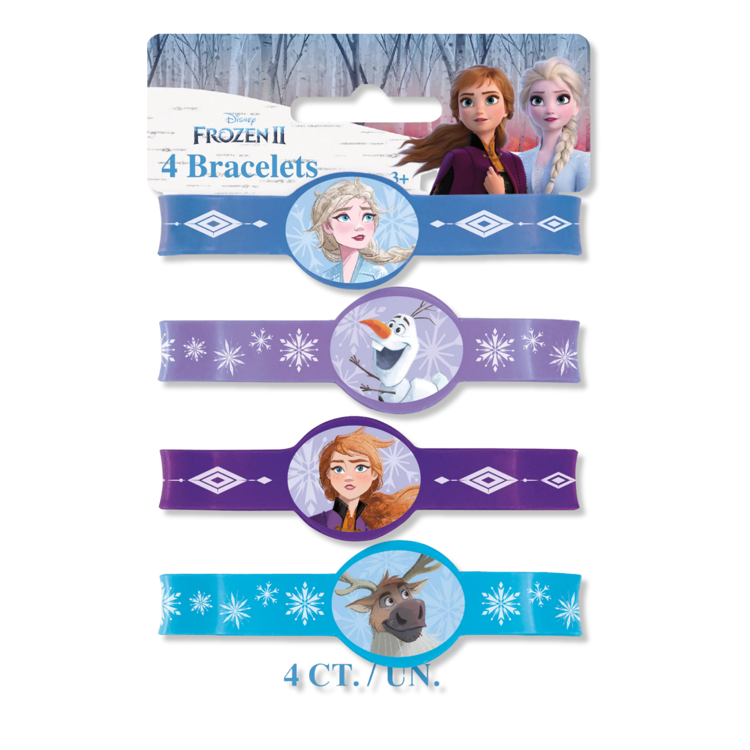 Disney Frozen 2 Stretchy Bracelets, 4ct