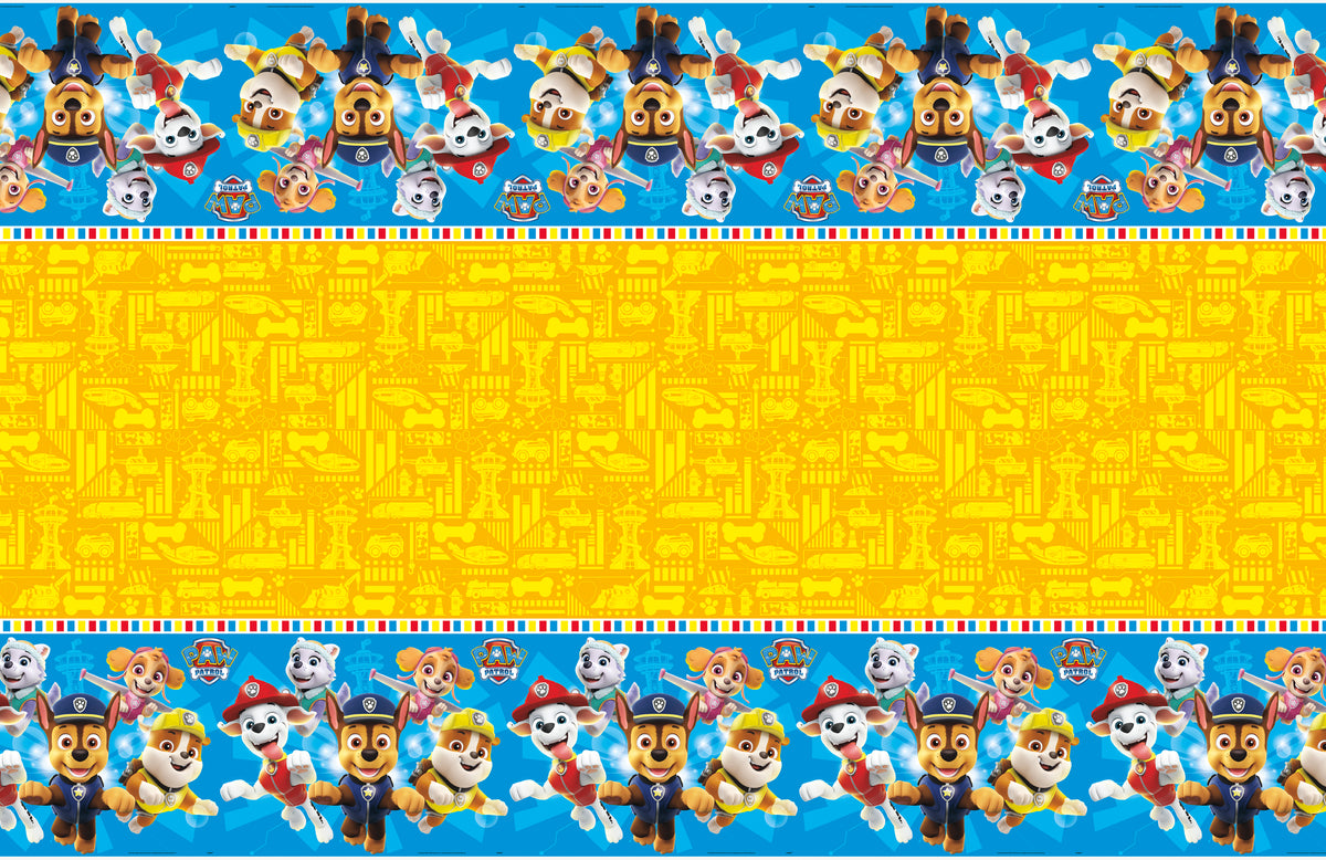 Paw Patrol Rectangular Plastic Table Cover, 54" x 84" - Image 2