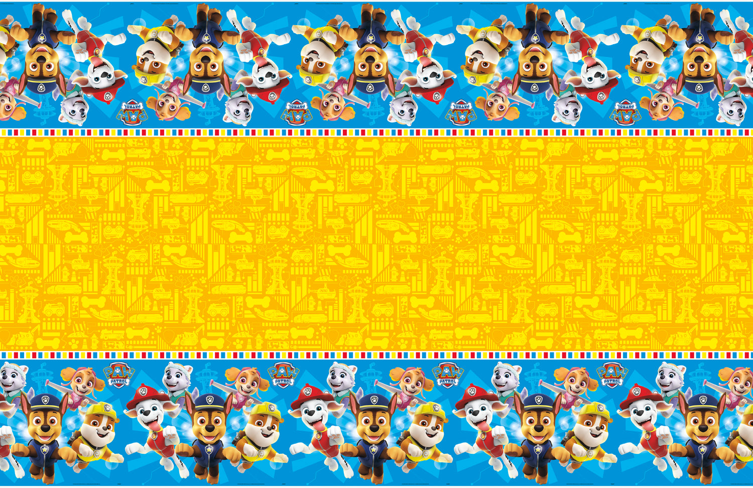 Paw Patrol Rectangular Plastic Table Cover, 54" x 84" - Image 2