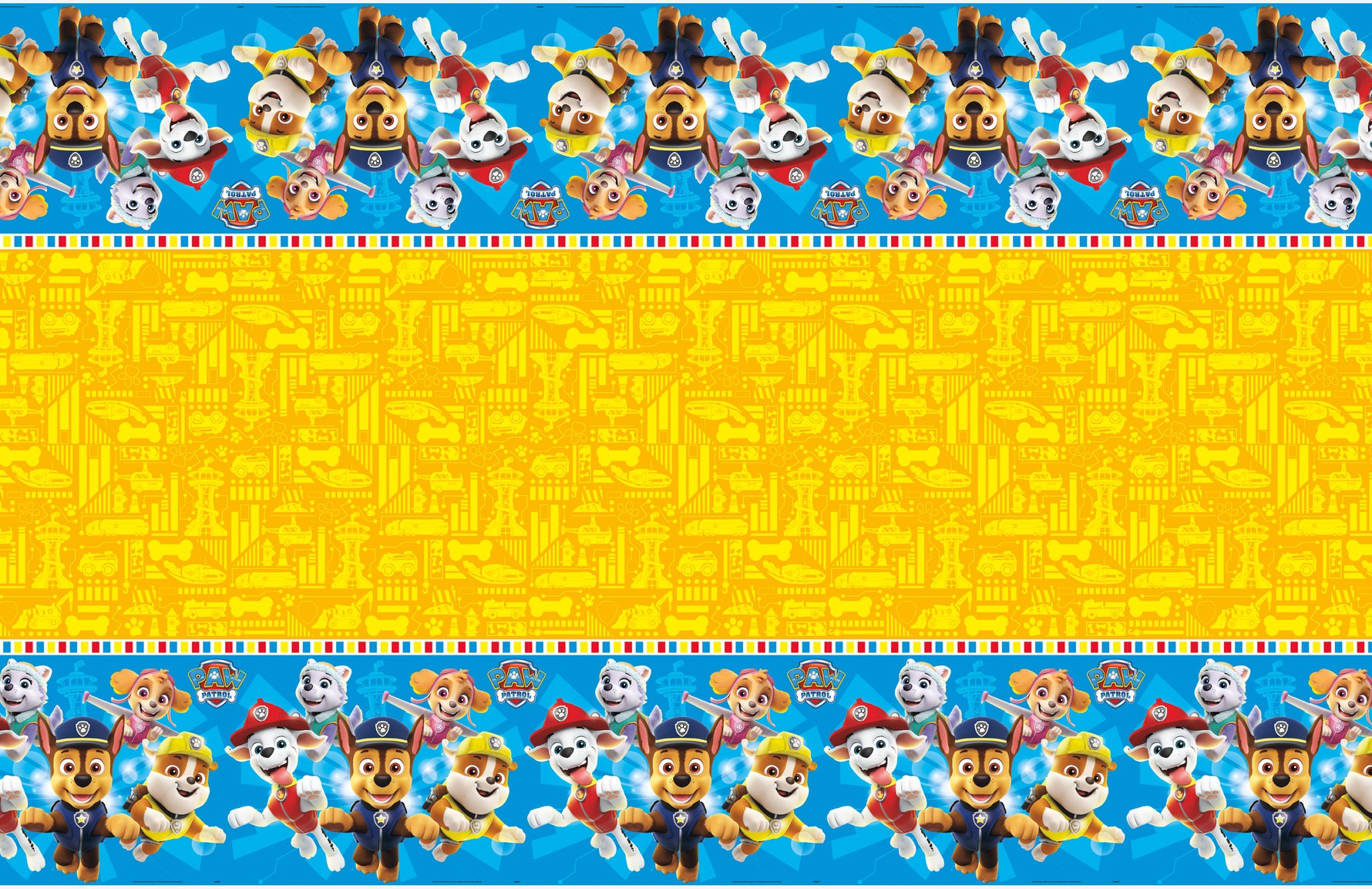 Paw Patrol Rectangular Plastic Table Cover, 54" x 84" - Image 2