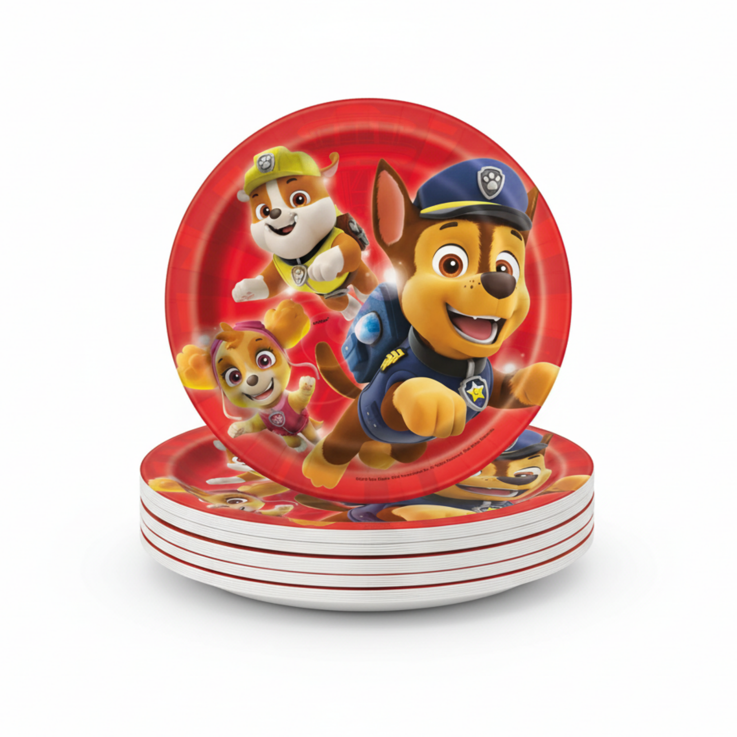 Paw Patrol Round 7" Dessert Plates, 8ct