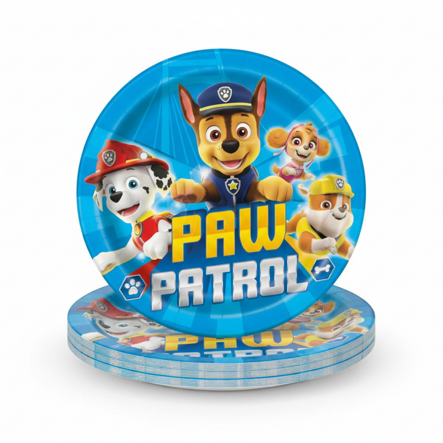 Paw Patrol Round 9" Dinner Plates, 8ct