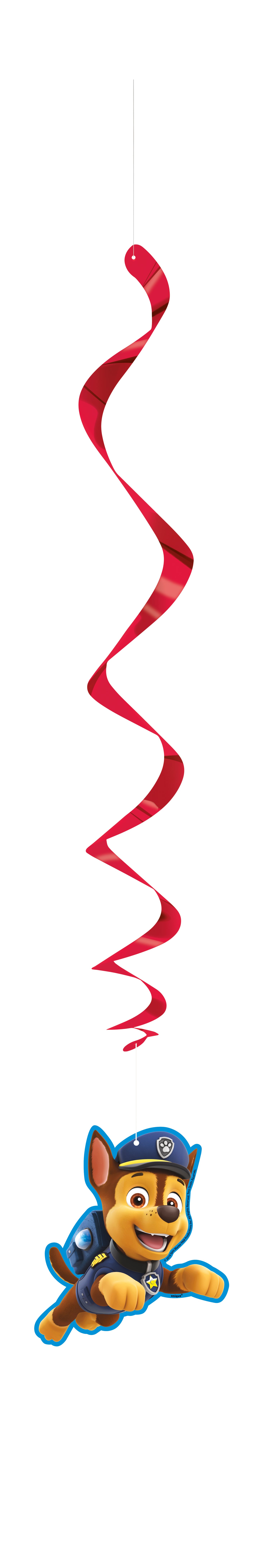 Paw Patrol Hanging Swirl Decorations, 26", 3ct - Image 3