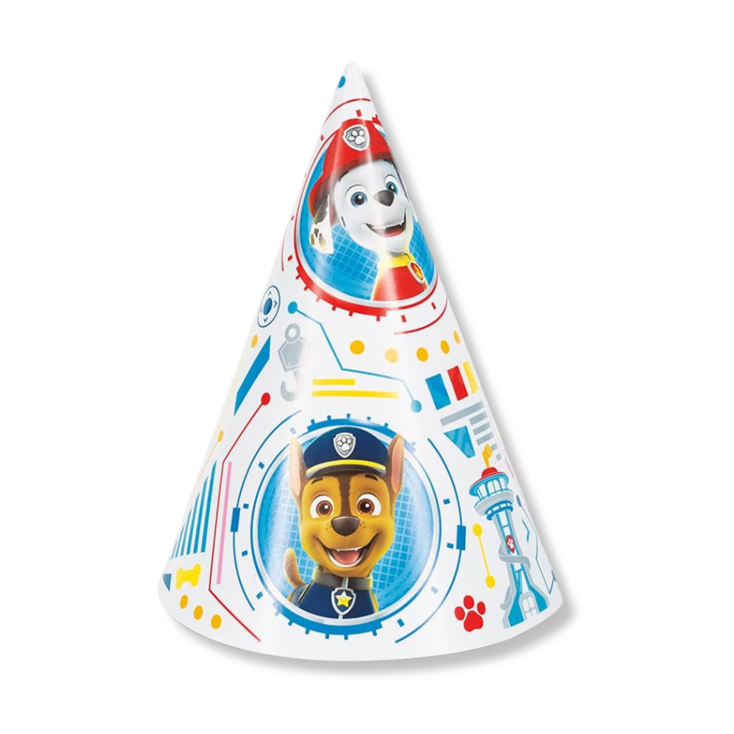 Paw Patrol Party Hats, 8ct
