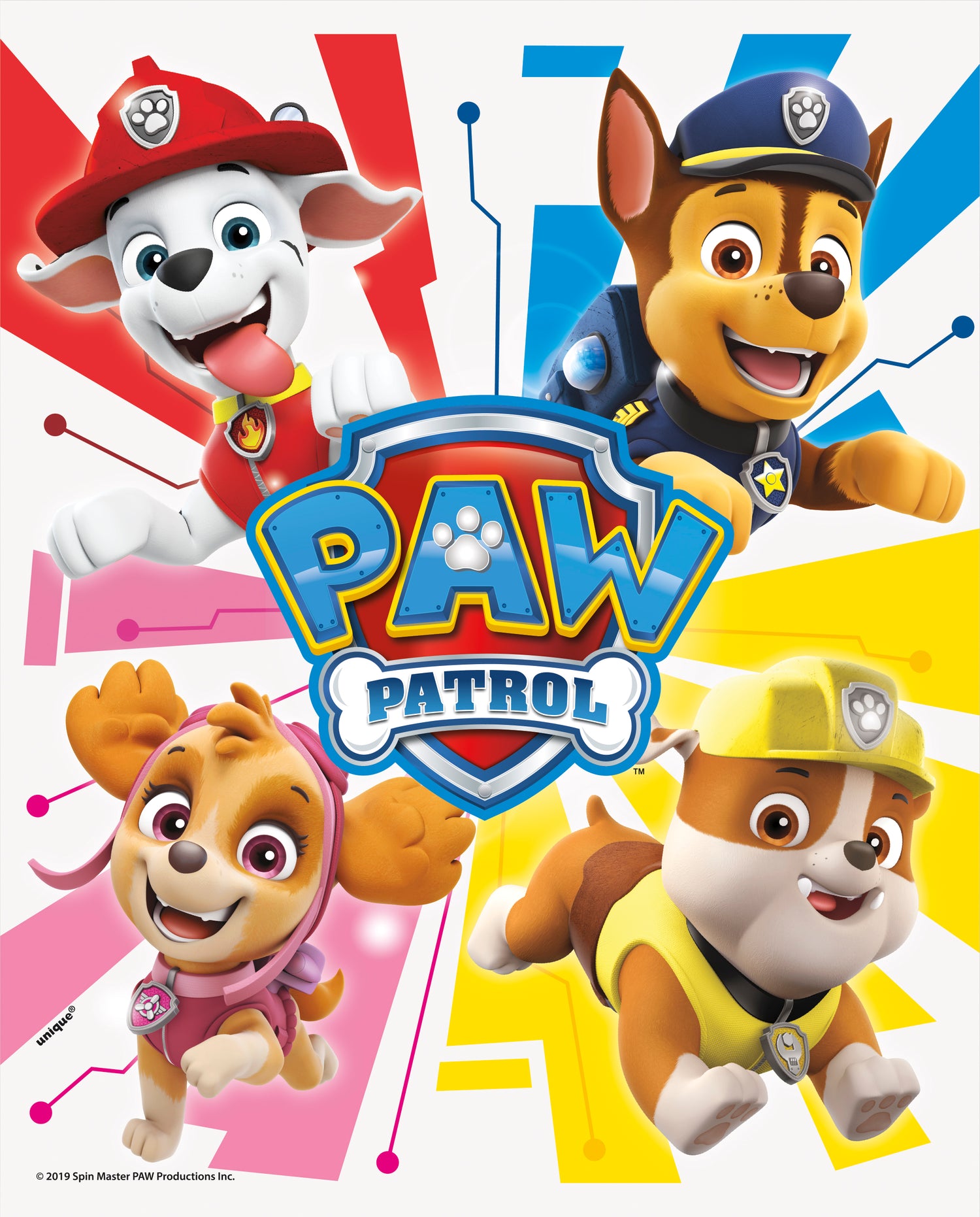 Paw Patrol Loot Bags, 8ct