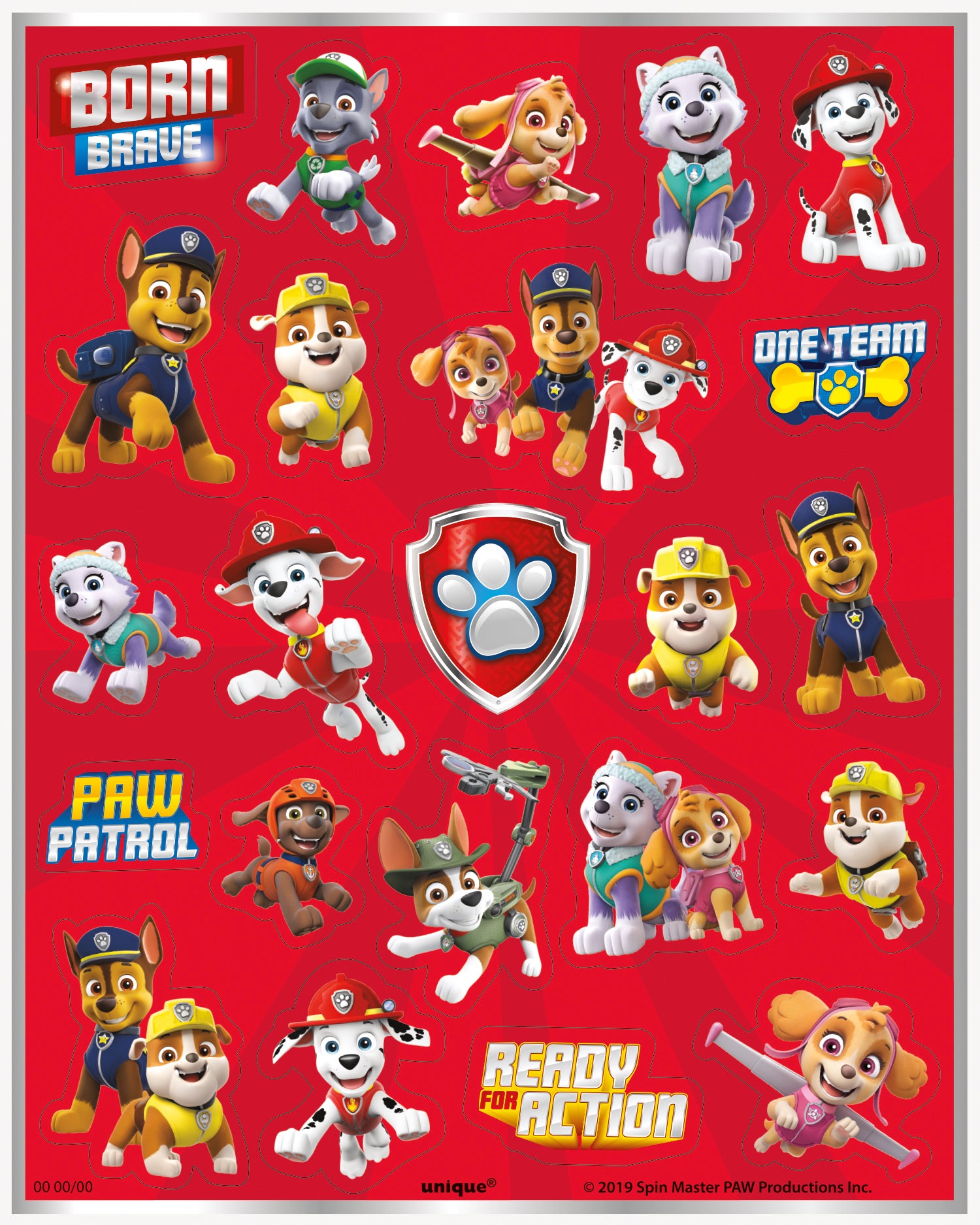 Paw Patrol Sticker Sheets, 4ct