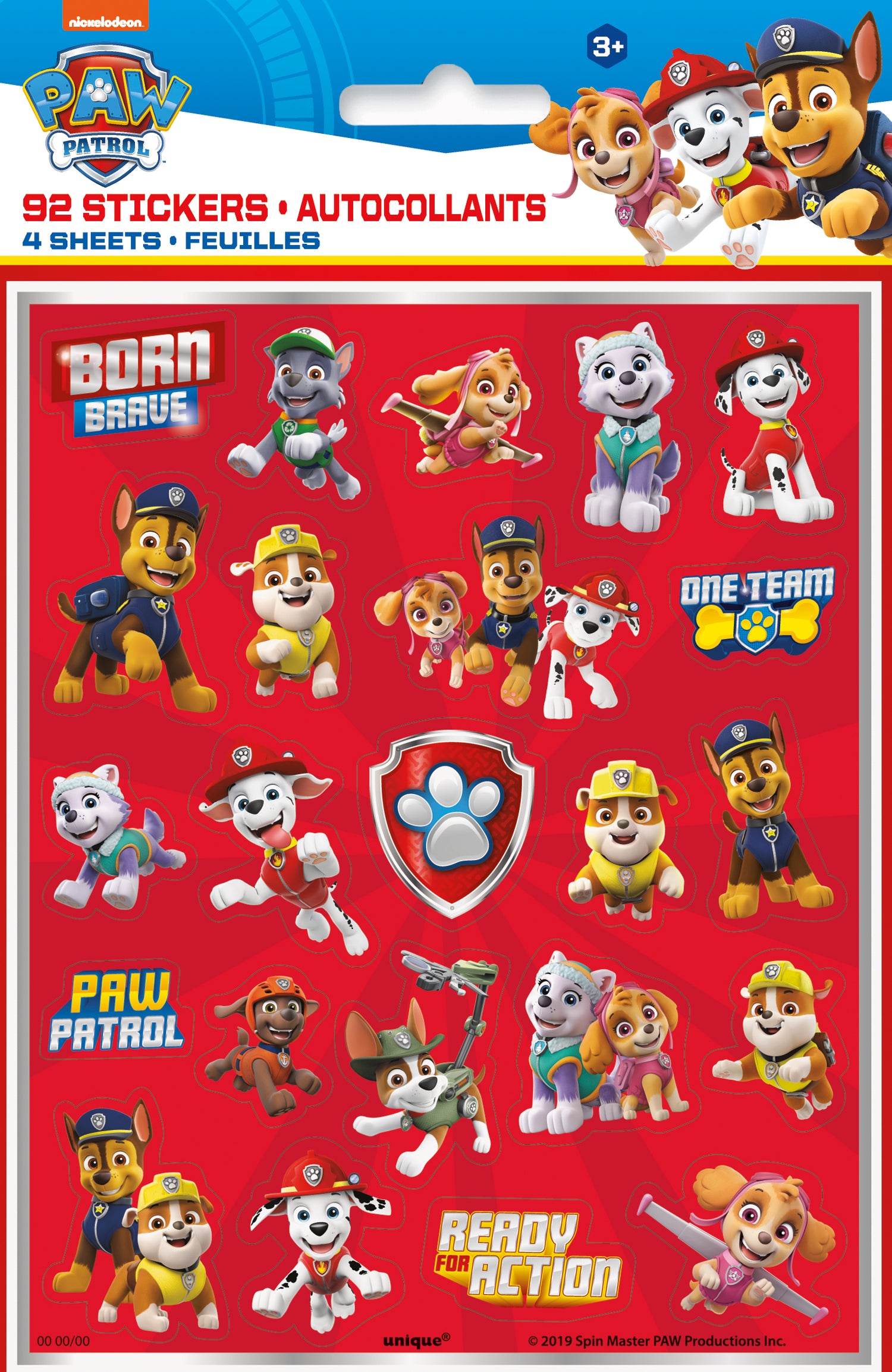 Paw Patrol Sticker Sheets, 4ct - Image 2