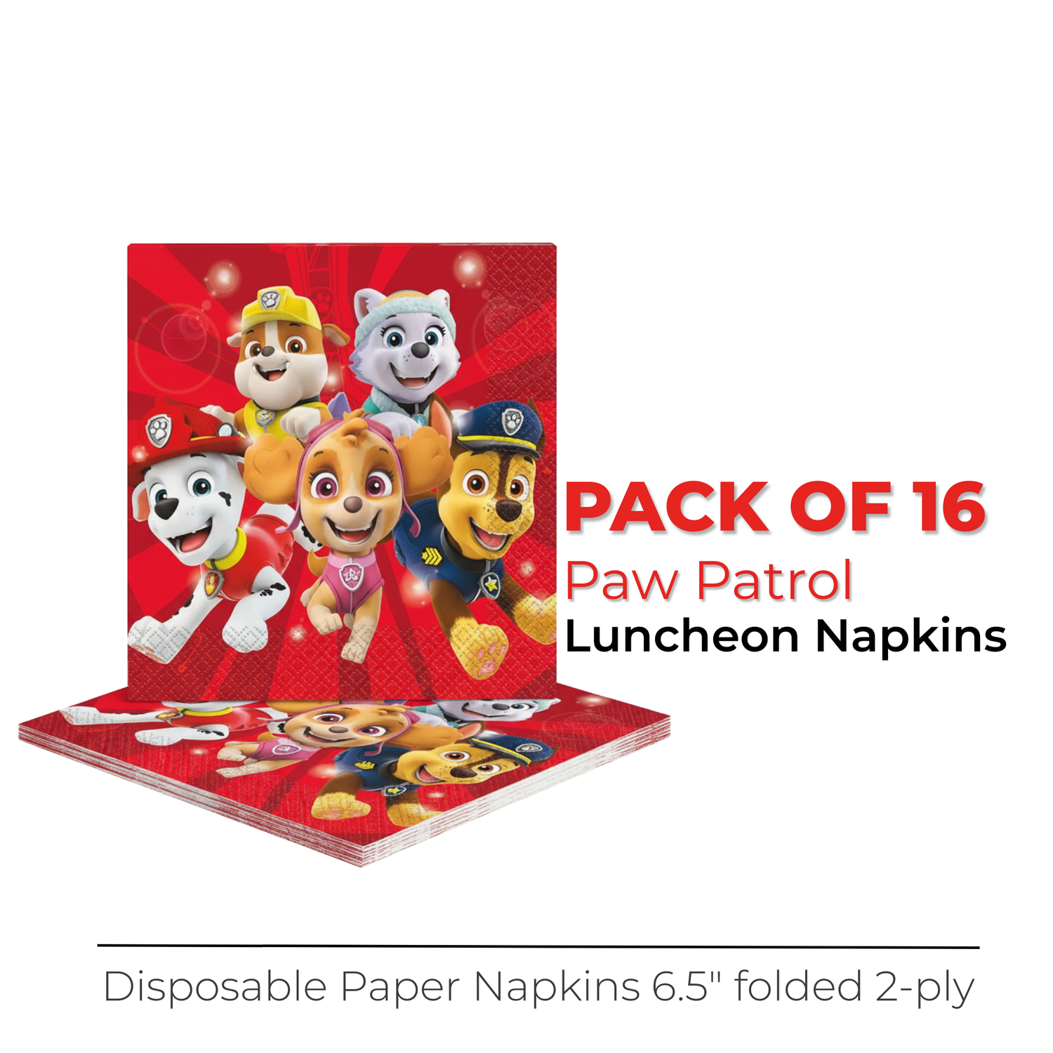 Paw Patrol Luncheon Napkins, 16ct