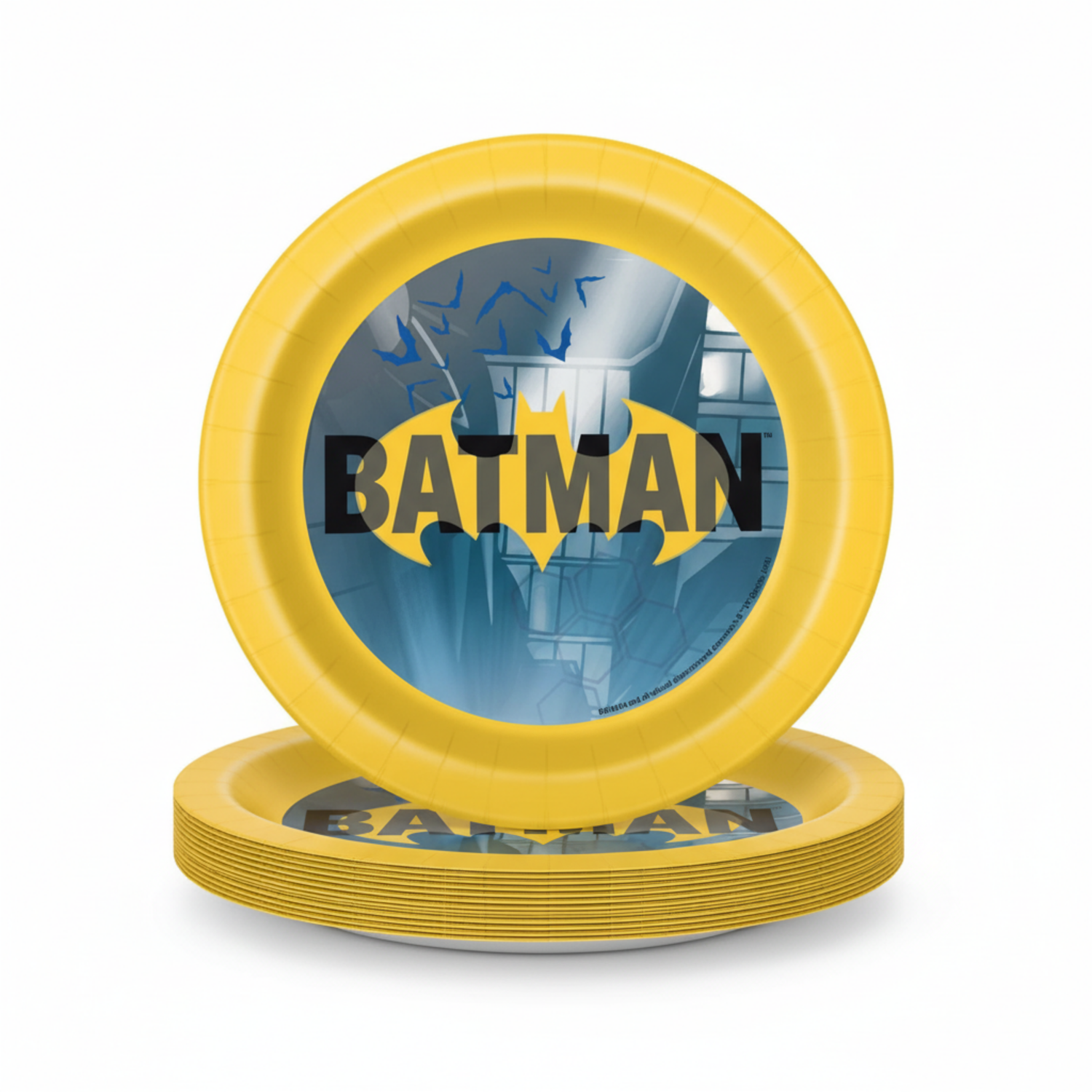 Batman Round 7" Dessert Plates, 8ct