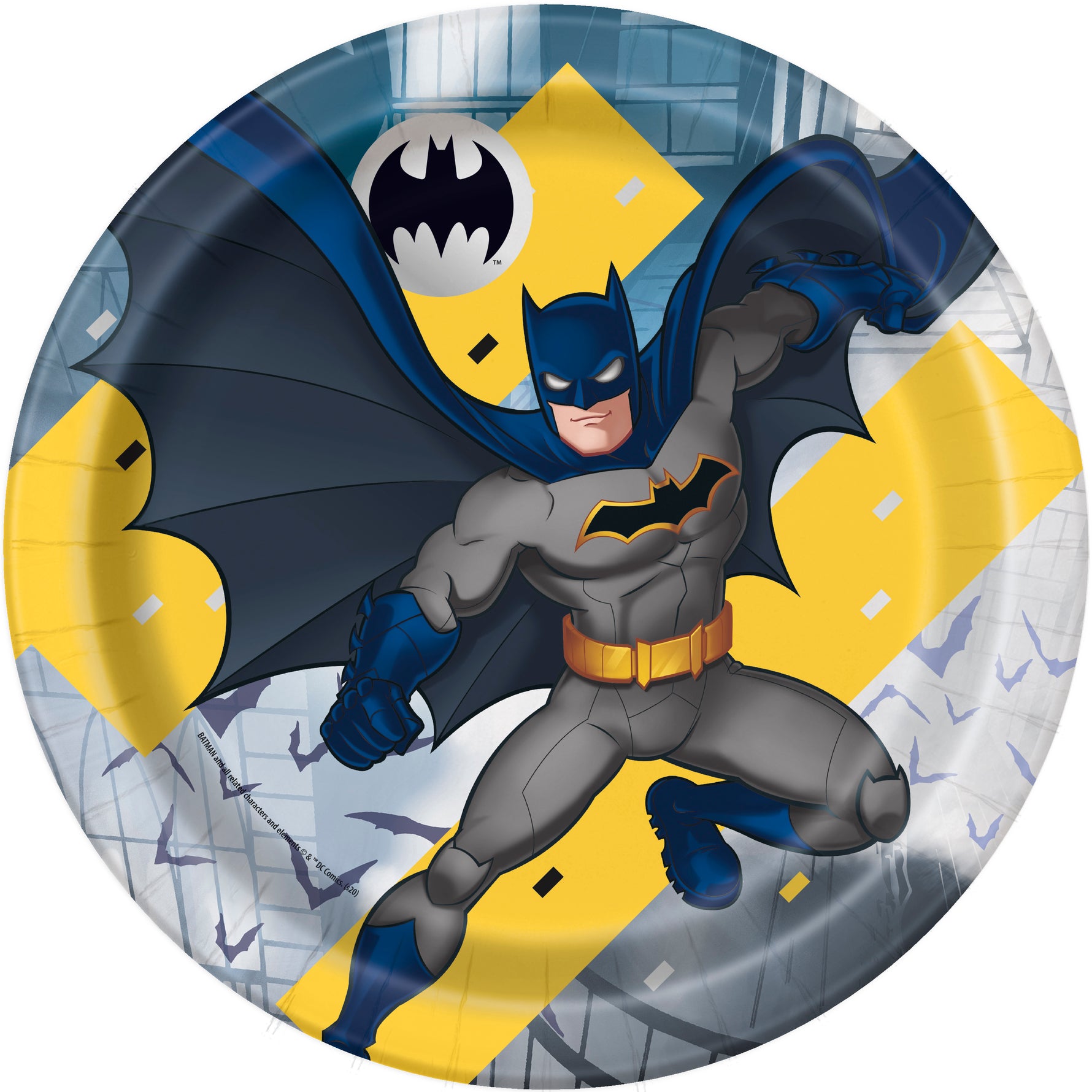 Batman Round 9" Dinner Plates, 8ct