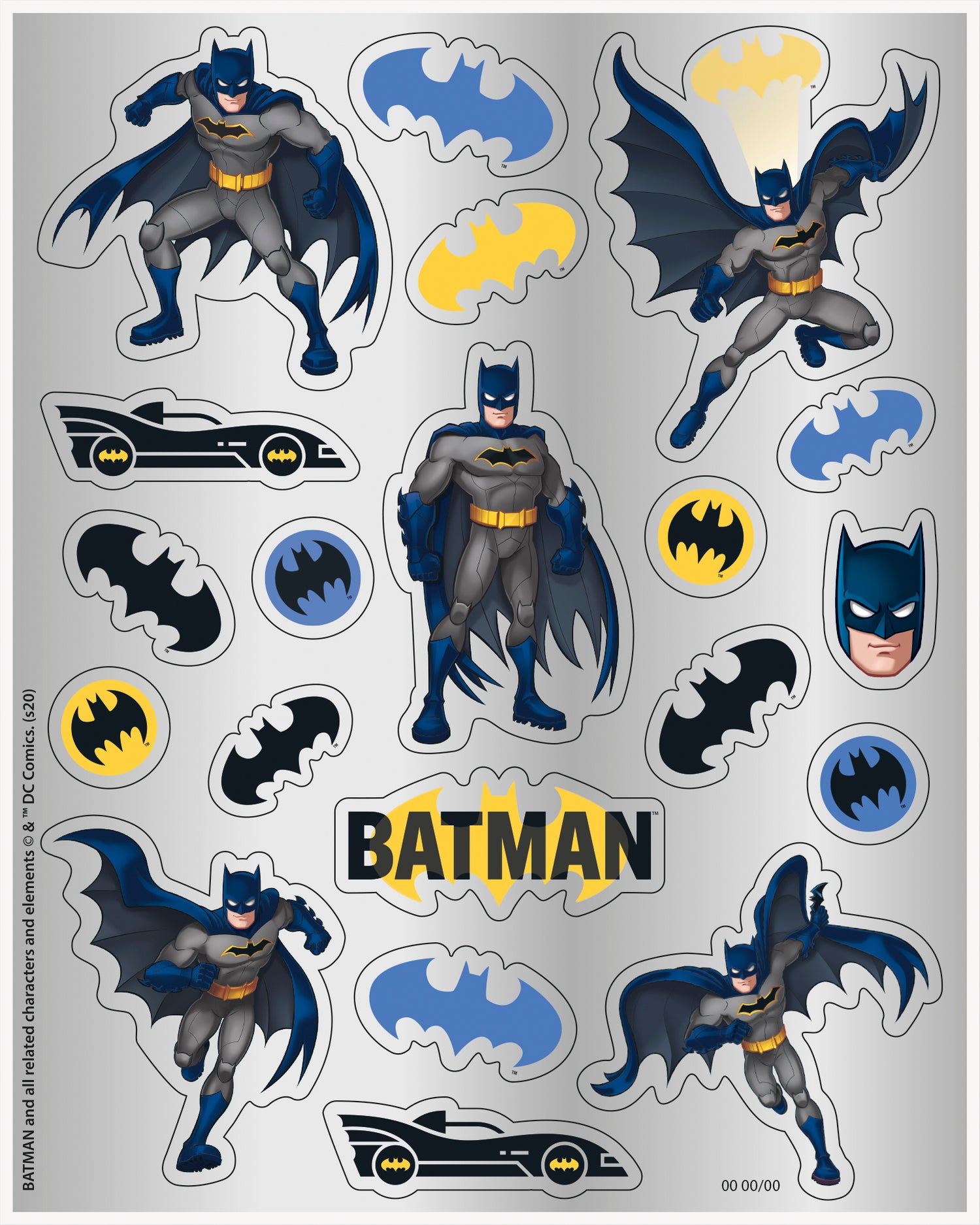 Batman Sticker Sheets, 4ct