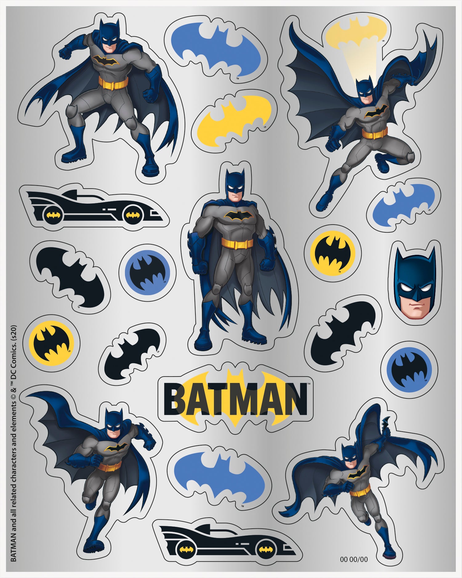 Batman Sticker Sheets, 4ct