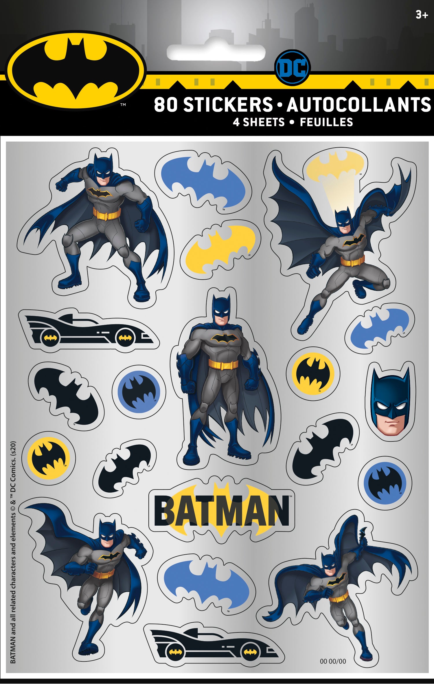 Batman Sticker Sheets, 4ct - Image 2